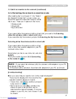 Preview for 27 page of Hitachi CP-X417 series Network Manual