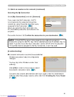 Preview for 29 page of Hitachi CP-X417 series Network Manual