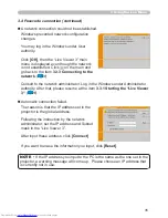 Preview for 35 page of Hitachi CP-X417 series Network Manual