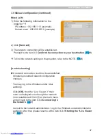 Preview for 47 page of Hitachi CP-X417 series Network Manual