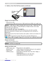 Preview for 102 page of Hitachi CP-X417 series Network Manual