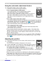 Preview for 29 page of Hitachi CP-X417 series User'S Manual And Operating Manual