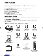 Preview for 3 page of Hitachi CP-X430 series User Manual