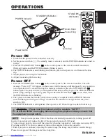 Preview for 10 page of Hitachi CP-X430 series User Manual