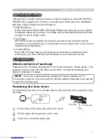 Preview for 3 page of Hitachi CP-X440 series User'S Manual And Operating Manual