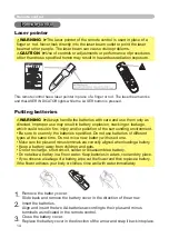 Предварительный просмотр 14 страницы Hitachi CP-X443 series User Manual – Operating Manual