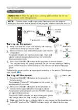 Предварительный просмотр 16 страницы Hitachi CP-X443 series User Manual – Operating Manual