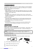 Предварительный просмотр 4 страницы Hitachi CP-X445 User Manual