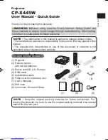 Предварительный просмотр 58 страницы Hitachi CP-X445 User Manual