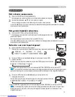 Preview for 18 page of Hitachi CP-X445W (Dutch) Gebruikershandleiding