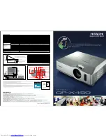 Preview for 1 page of Hitachi CP-X450 series Brochure & Specs