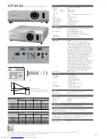 Preview for 2 page of Hitachi CP-X450 series Specifications