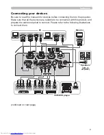 Preview for 18 page of Hitachi CP-X467 Operating Manual