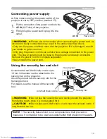 Preview for 22 page of Hitachi CP-X467 Operating Manual