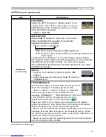 Preview for 56 page of Hitachi CP-X467 Operating Manual