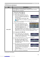 Preview for 58 page of Hitachi CP-X467 Operating Manual