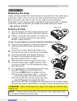 Preview for 76 page of Hitachi CP-X467 Operating Manual