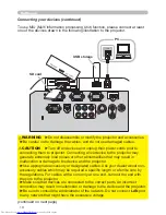 Предварительный просмотр 19 страницы Hitachi CP-X467 User Manual