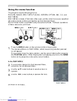 Предварительный просмотр 33 страницы Hitachi CP-X467 User Manual