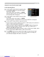 Предварительный просмотр 34 страницы Hitachi CP-X467 User Manual