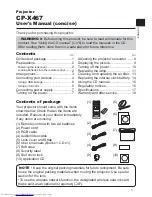 Предварительный просмотр 90 страницы Hitachi CP-X467 User Manual