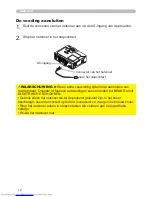 Предварительный просмотр 21 страницы Hitachi CP-X505 series (Dutch) Gebruiksaanwijzing - Gebruikershandleiding