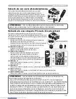 Предварительный просмотр 24 страницы Hitachi CP-X505 series (Dutch) Gebruiksaanwijzing - Gebruikershandleiding