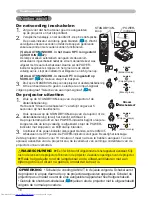 Предварительный просмотр 25 страницы Hitachi CP-X505 series (Dutch) Gebruiksaanwijzing - Gebruikershandleiding