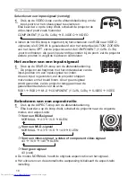 Предварительный просмотр 27 страницы Hitachi CP-X505 series (Dutch) Gebruiksaanwijzing - Gebruikershandleiding