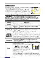 Предварительный просмотр 46 страницы Hitachi CP-X505 series (Dutch) Gebruiksaanwijzing - Gebruikershandleiding