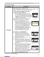 Предварительный просмотр 56 страницы Hitachi CP-X505 series (Dutch) Gebruiksaanwijzing - Gebruikershandleiding