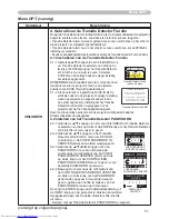 Предварительный просмотр 60 страницы Hitachi CP-X505 series (Dutch) Gebruiksaanwijzing - Gebruikershandleiding