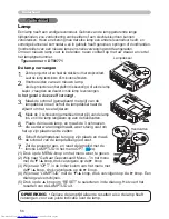 Предварительный просмотр 65 страницы Hitachi CP-X505 series (Dutch) Gebruiksaanwijzing - Gebruikershandleiding