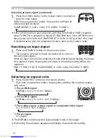 Предварительный просмотр 27 страницы Hitachi CP-X505W and User'S Manual And Operating Manual