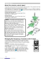 Предварительный просмотр 14 страницы Hitachi CP-X600 series Operating Manual