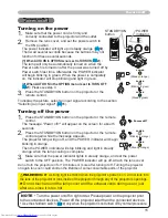 Предварительный просмотр 15 страницы Hitachi CP-X600 series Operating Manual