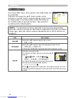 Предварительный просмотр 36 страницы Hitachi CP-X600 series Operating Manual