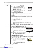 Preview for 48 page of Hitachi CP-X600 series Operating Manual