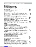 Preview for 6 page of Hitachi CP-X608 User'S Manual And Operating Manual