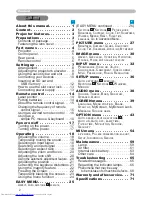 Preview for 11 page of Hitachi CP-X608 User'S Manual And Operating Manual