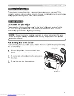 Preview for 12 page of Hitachi CP-X608 User'S Manual And Operating Manual