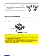 Preview for 22 page of Hitachi CP-X608 User'S Manual And Operating Manual