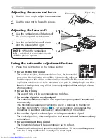 Preview for 29 page of Hitachi CP-X608 User'S Manual And Operating Manual