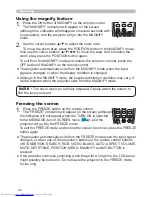 Preview for 31 page of Hitachi CP-X608 User'S Manual And Operating Manual