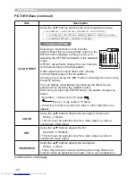 Preview for 37 page of Hitachi CP-X608 User'S Manual And Operating Manual