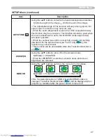 Preview for 46 page of Hitachi CP-X608 User'S Manual And Operating Manual