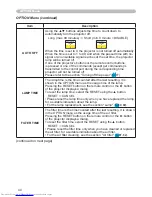 Preview for 53 page of Hitachi CP-X608 User'S Manual And Operating Manual