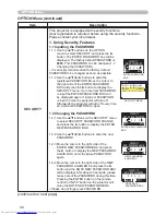 Preview for 57 page of Hitachi CP-X608 User'S Manual And Operating Manual