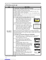 Preview for 61 page of Hitachi CP-X608 User'S Manual And Operating Manual