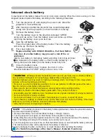 Preview for 72 page of Hitachi CP-X608 User'S Manual And Operating Manual